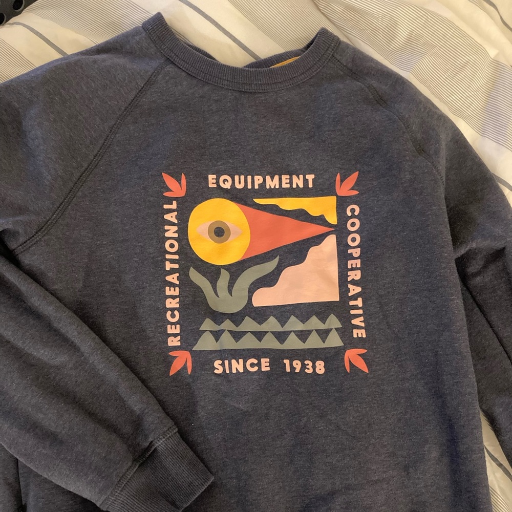 REI sweatshirt